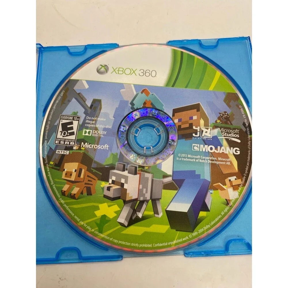 Minecraft Xbox 360 Edition (Microsoft Xbox 360, 2013) disc only